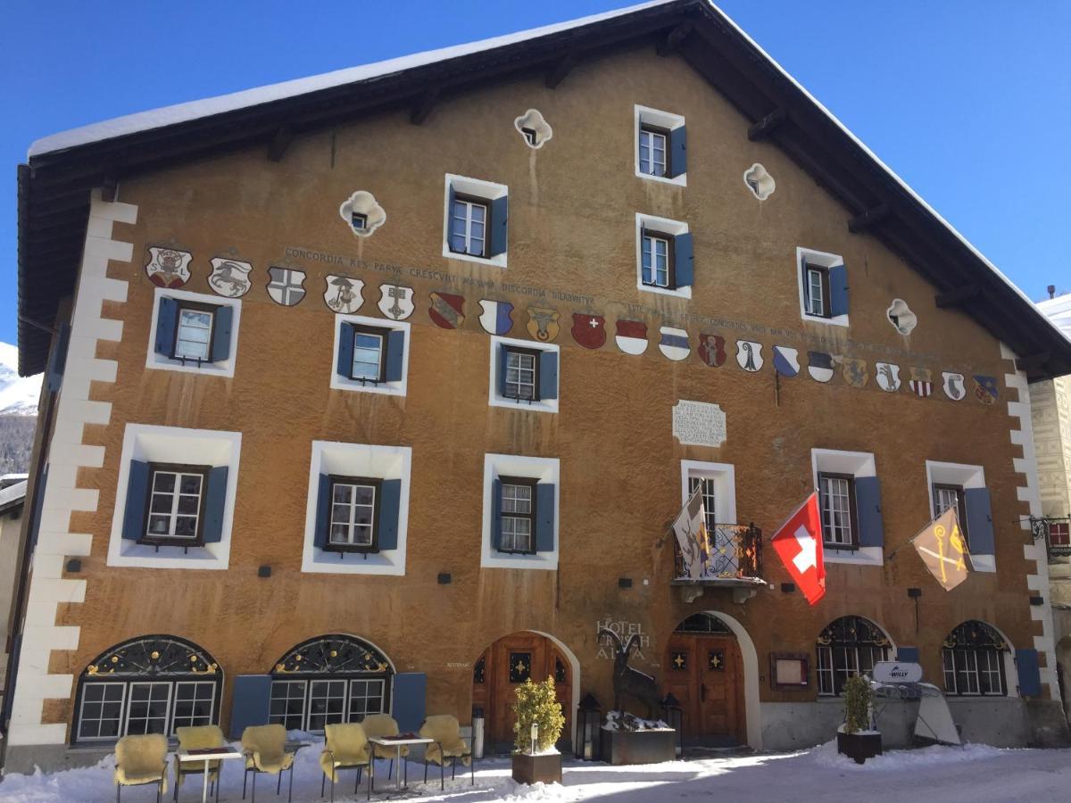 Historic Hotel Crusch Alva Zuoz Eksteriør bilde