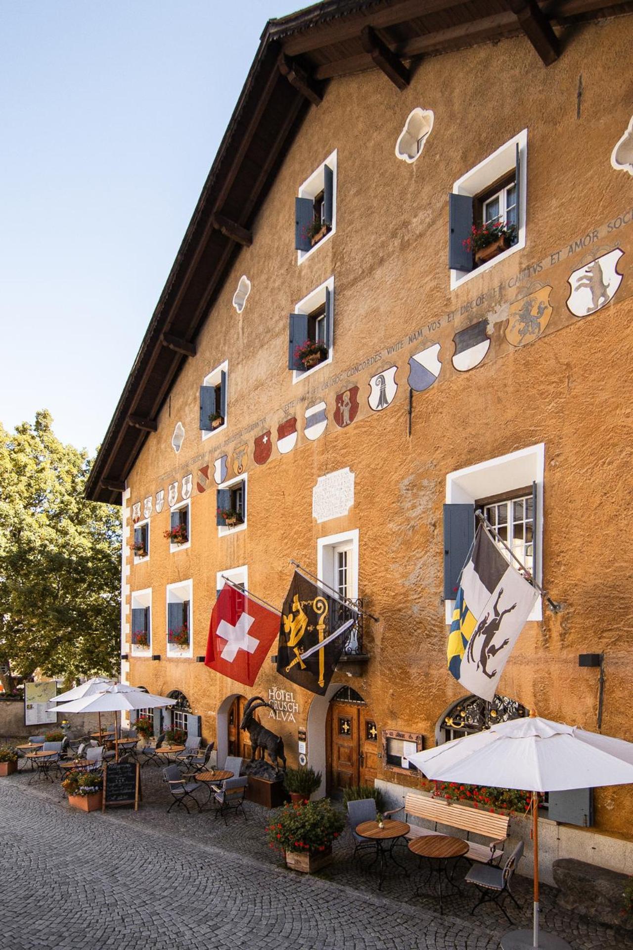 Historic Hotel Crusch Alva Zuoz Eksteriør bilde